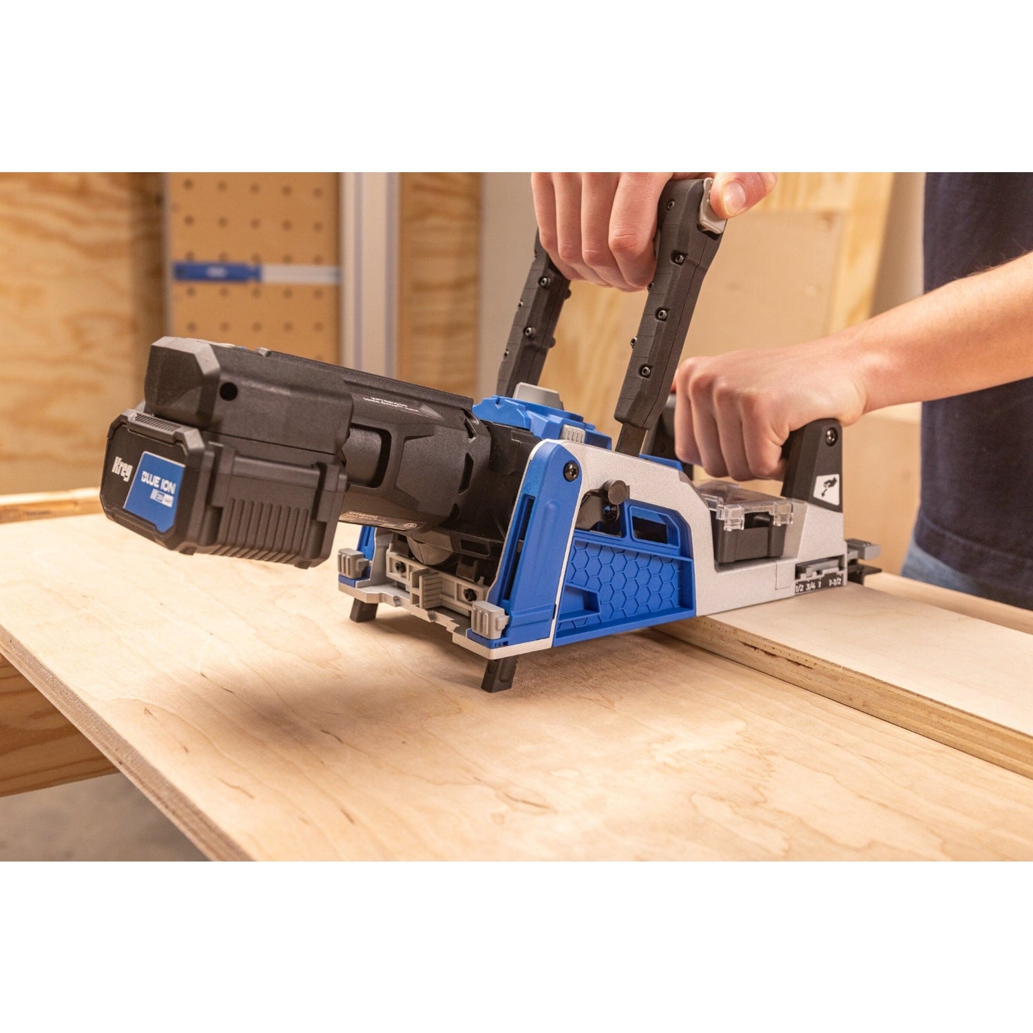 Kreg KPTBRB100A 20V Ionic Drive Rebel Pocket-Hole Joiner 4.0Ah Kit