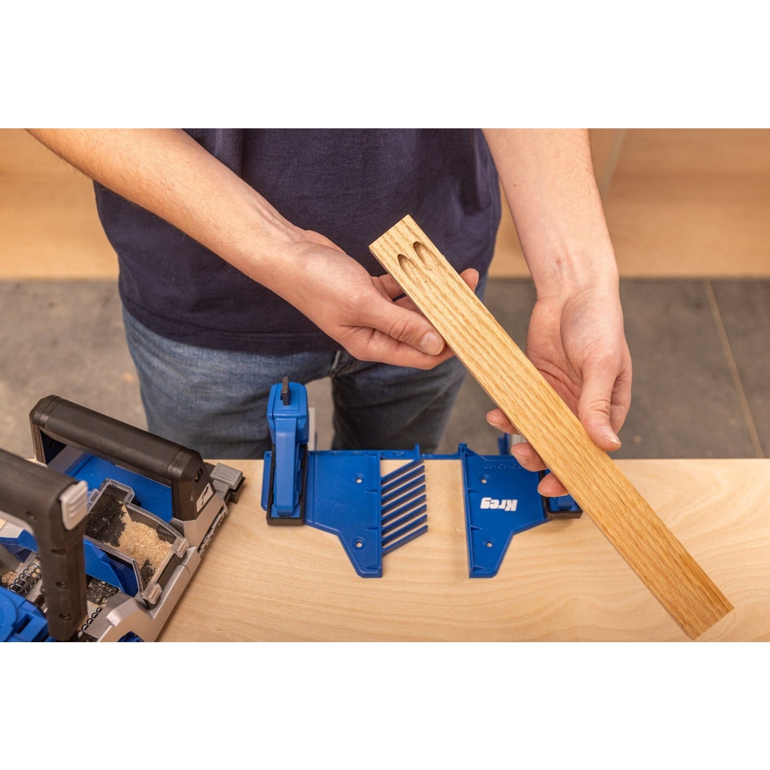 Kreg KPTBRB100A 20V Ionic Drive Rebel Pocket-Hole Joiner 4.0Ah Kit