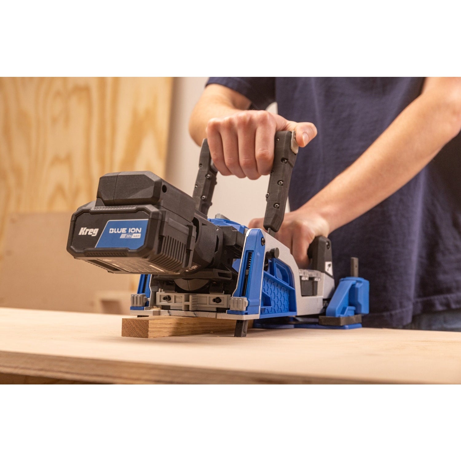 Kreg KPTBRB100A 20V Ionic Drive Rebel Pocket-Hole Joiner 4.0Ah Kit