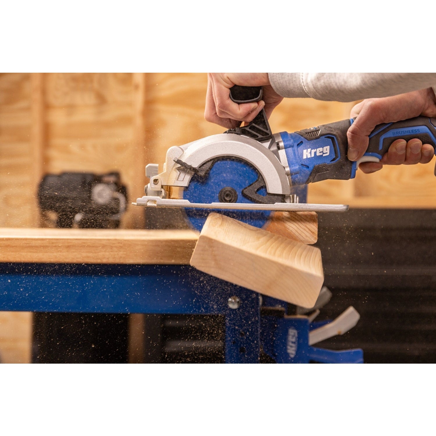 Kreg KPTCS450A 20V Ionic Drive 4-1/2-in Circular Saw, Tool Only