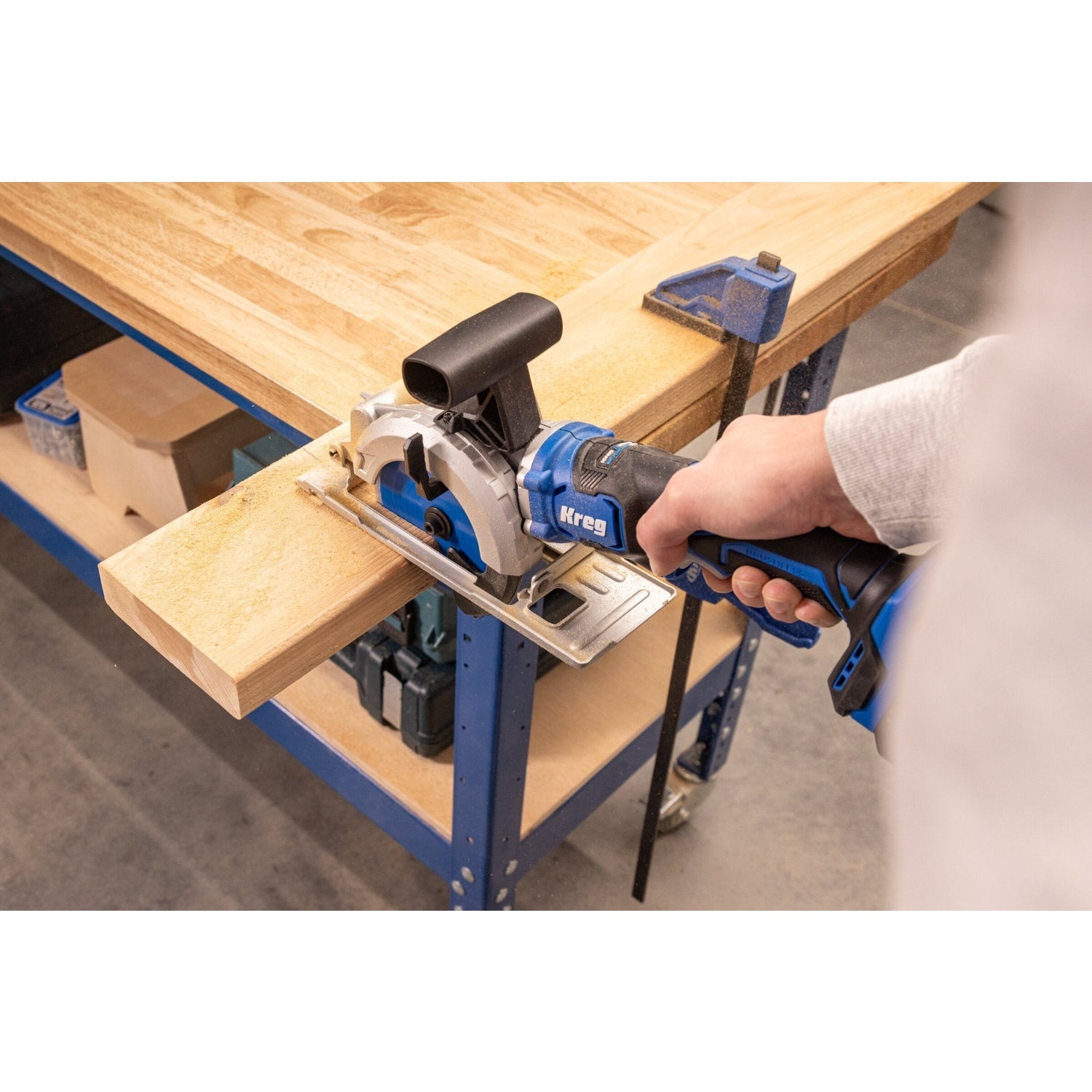 Kreg KPTCS450A 20V Ionic Drive 4-1/2-in Circular Saw, Tool Only