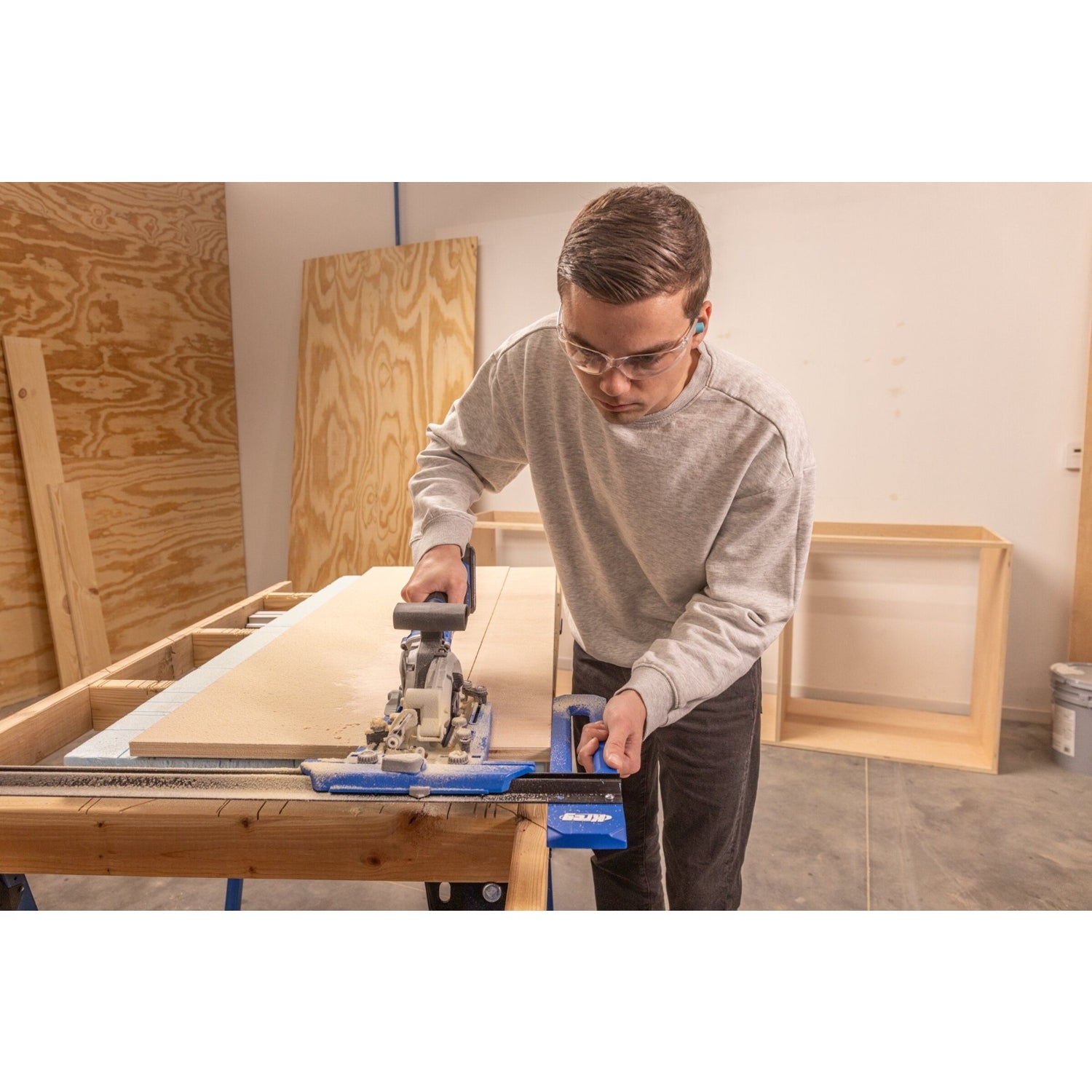 Kreg KPTCS450A 20V Ionic Drive 4-1/2-in Circular Saw, Tool Only