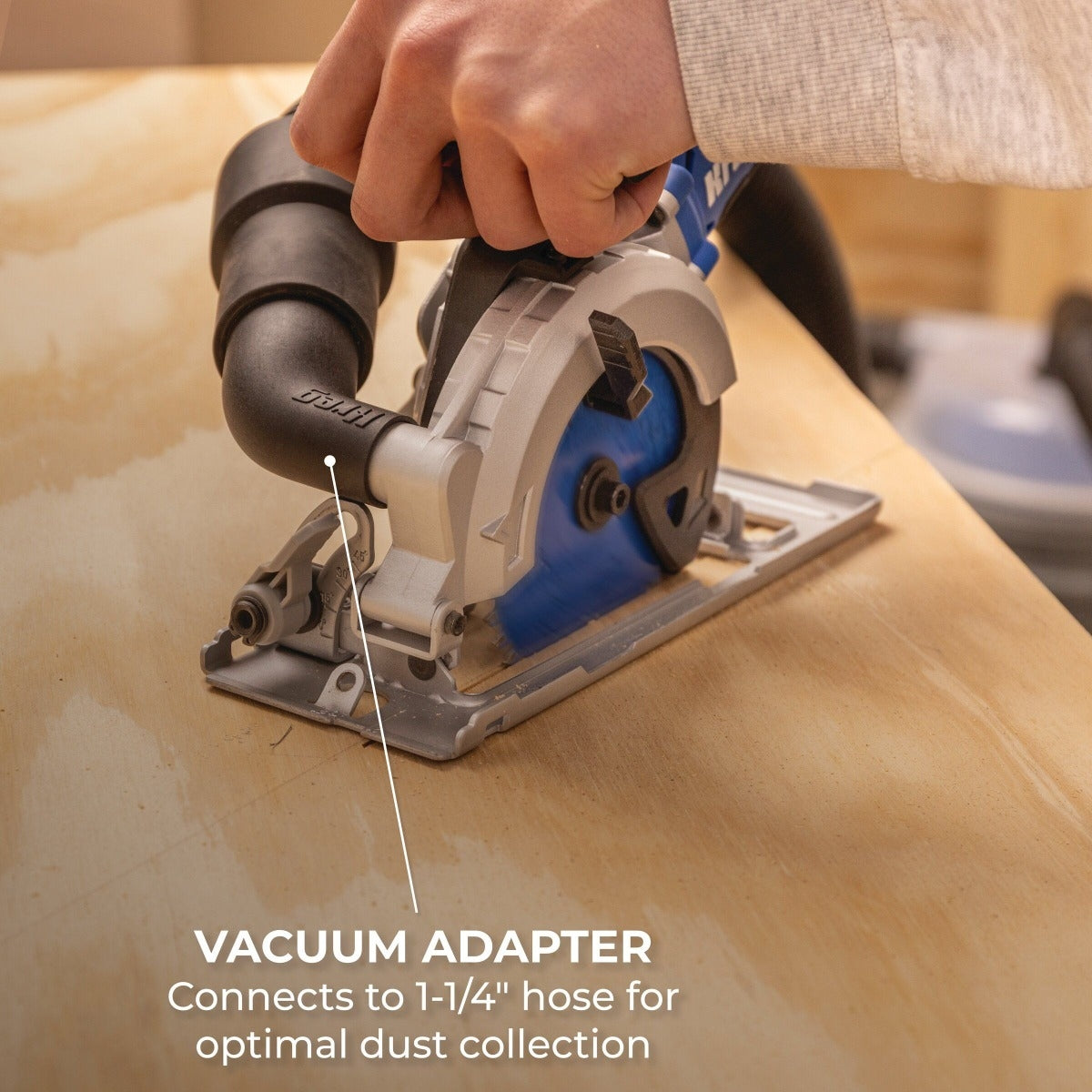 Kreg KPTCS450A 20V Ionic Drive 4-1/2-in Circular Saw, Tool Only