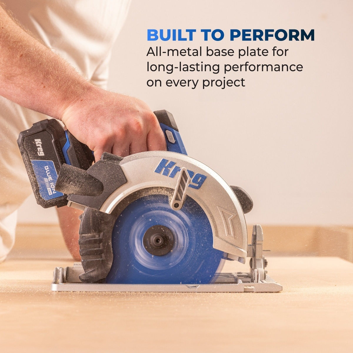 Kreg KPTCS725A 20V Ionic Drive 7-1/4-in Circular Saw, Tool Only
