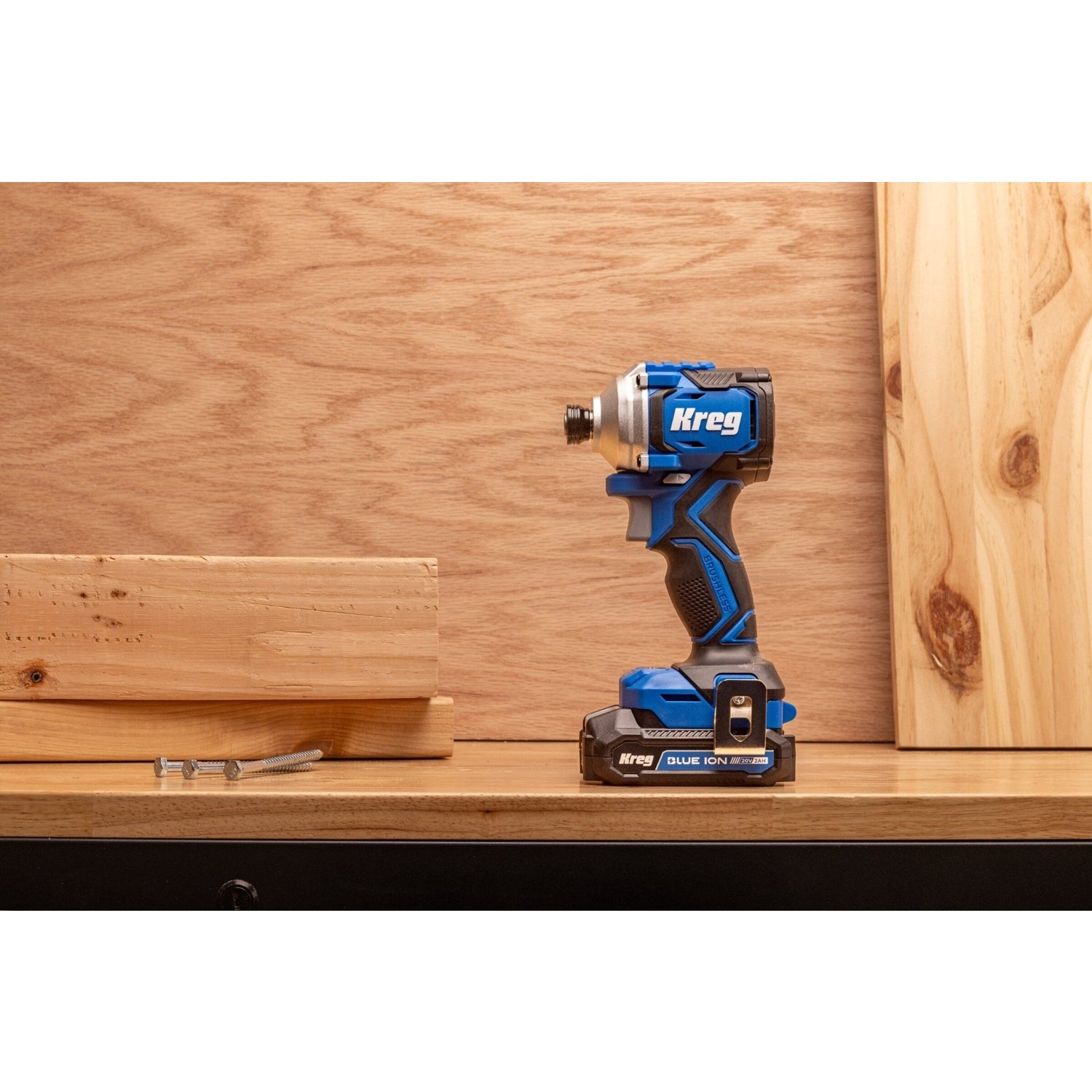 Kreg KPTDV025A 20V Ionic Drive 1/4-in Compact Impact Driver, Tool Only