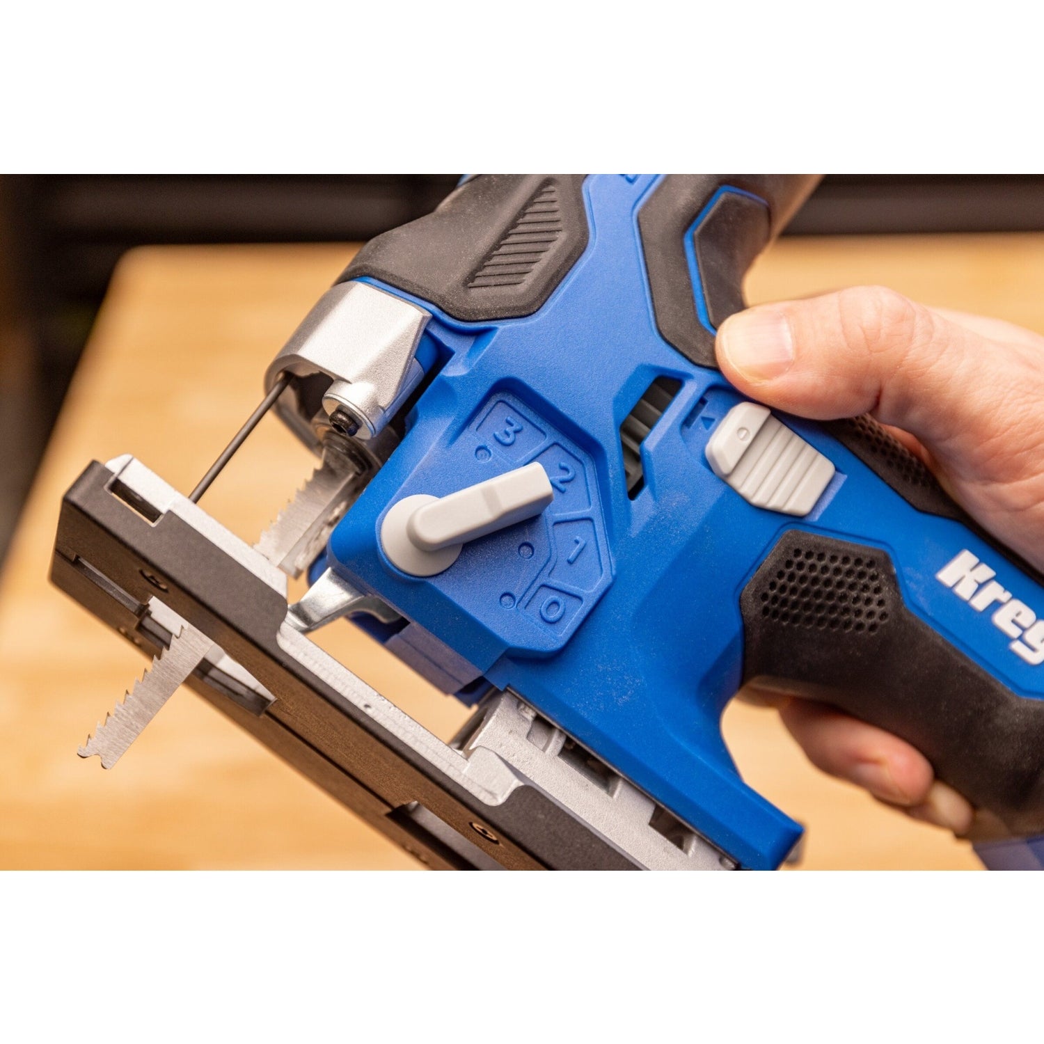 Kreg KPTJS100A 20V Ionic Drive Barrel Grip Jigsaw, Tool Only