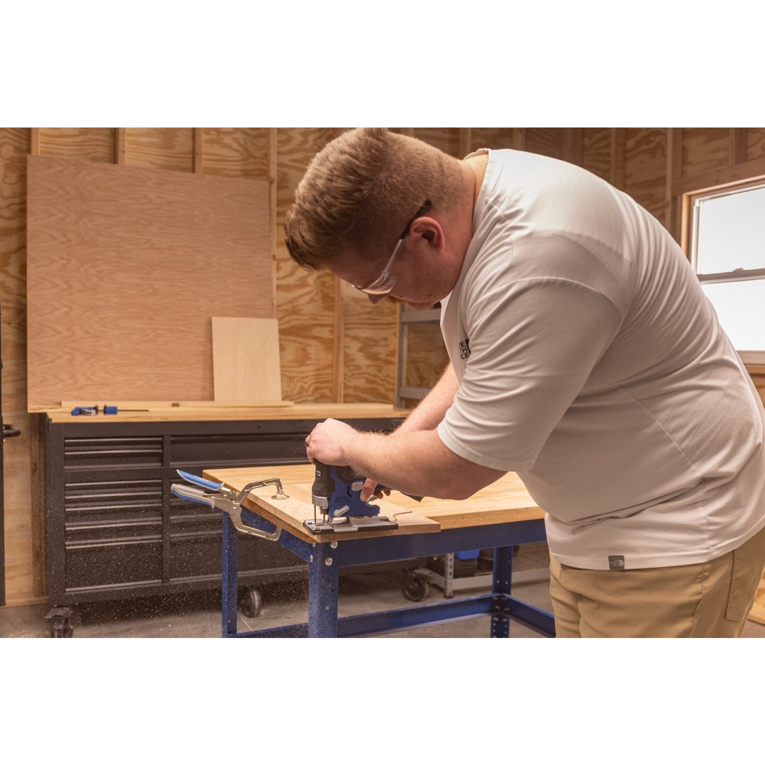 Kreg KPTJS100A 20V Ionic Drive Barrel Grip Jigsaw, Tool Only