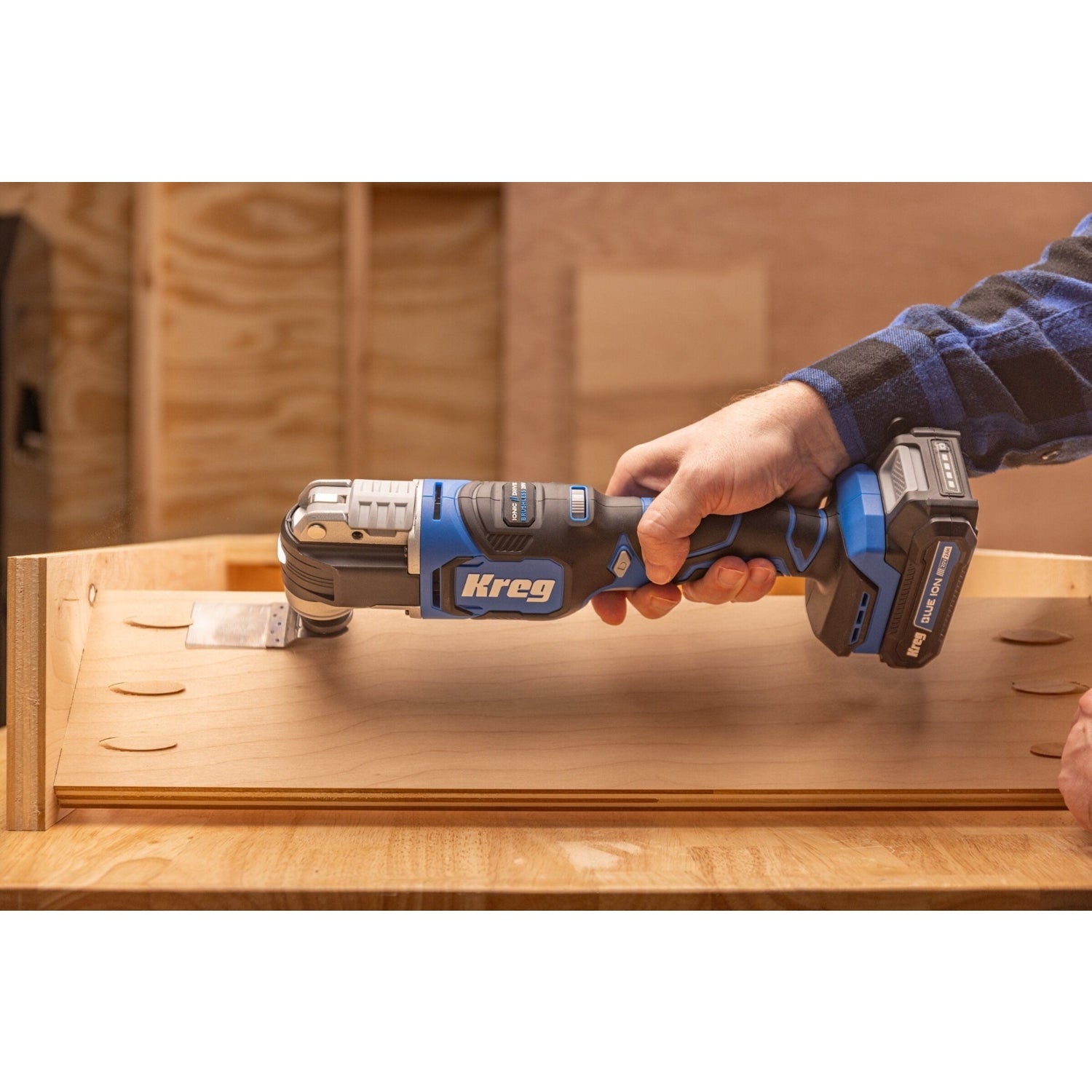 Kreg KPTMT100A 20V Ionic Drive Oscillating Multi-Tool, Tool Only
