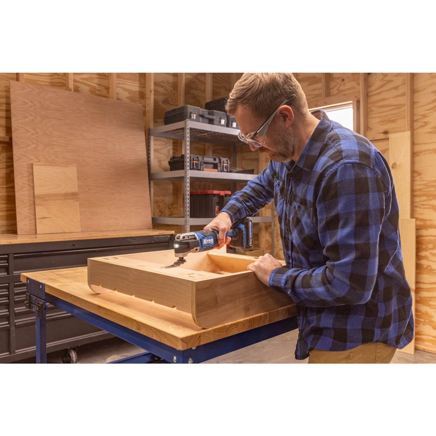 Kreg KPTMT100A 20V Ionic Drive Oscillating Multi-Tool, Tool Only