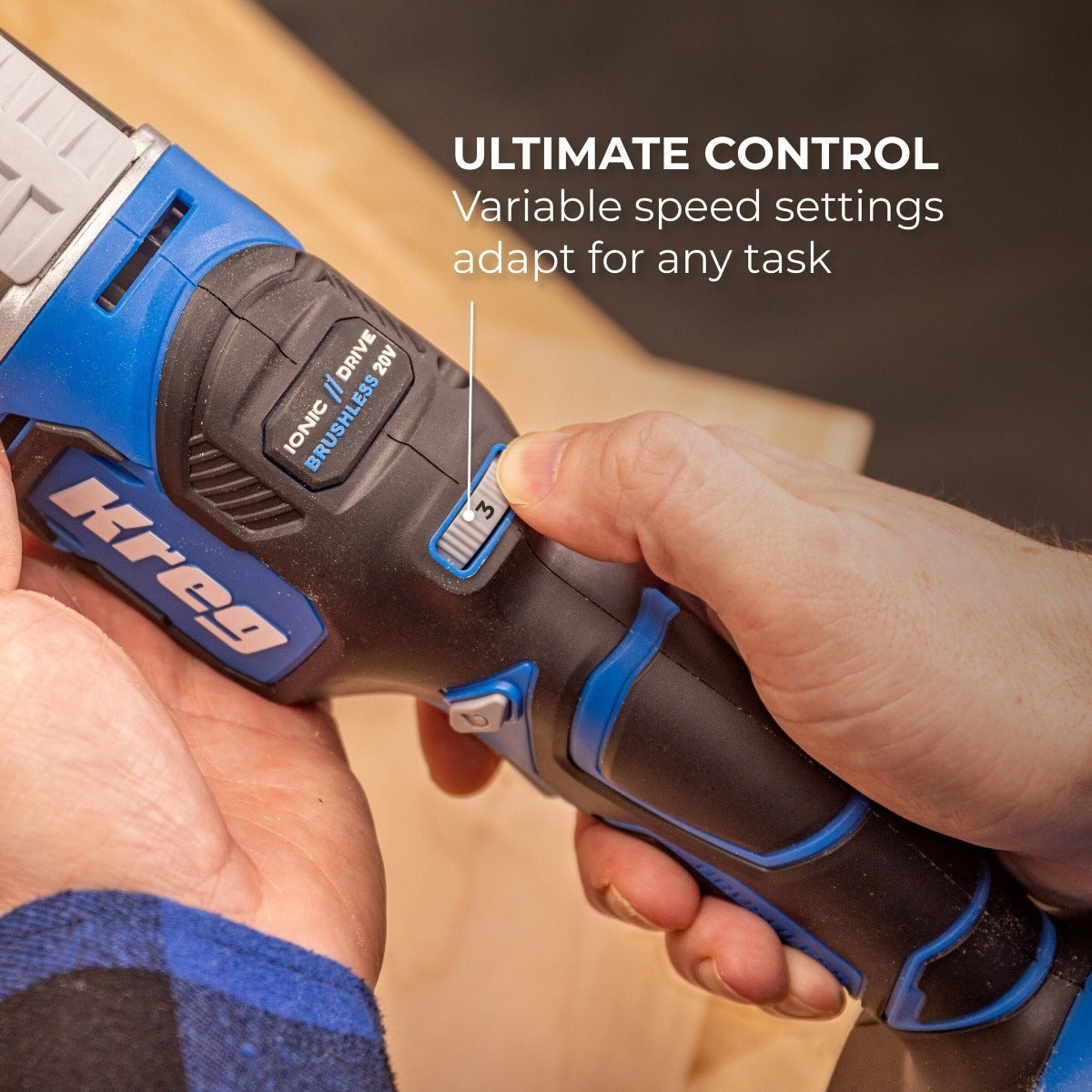 Kreg KPTMT100A 20V Ionic Drive Oscillating Multi-Tool, Tool Only