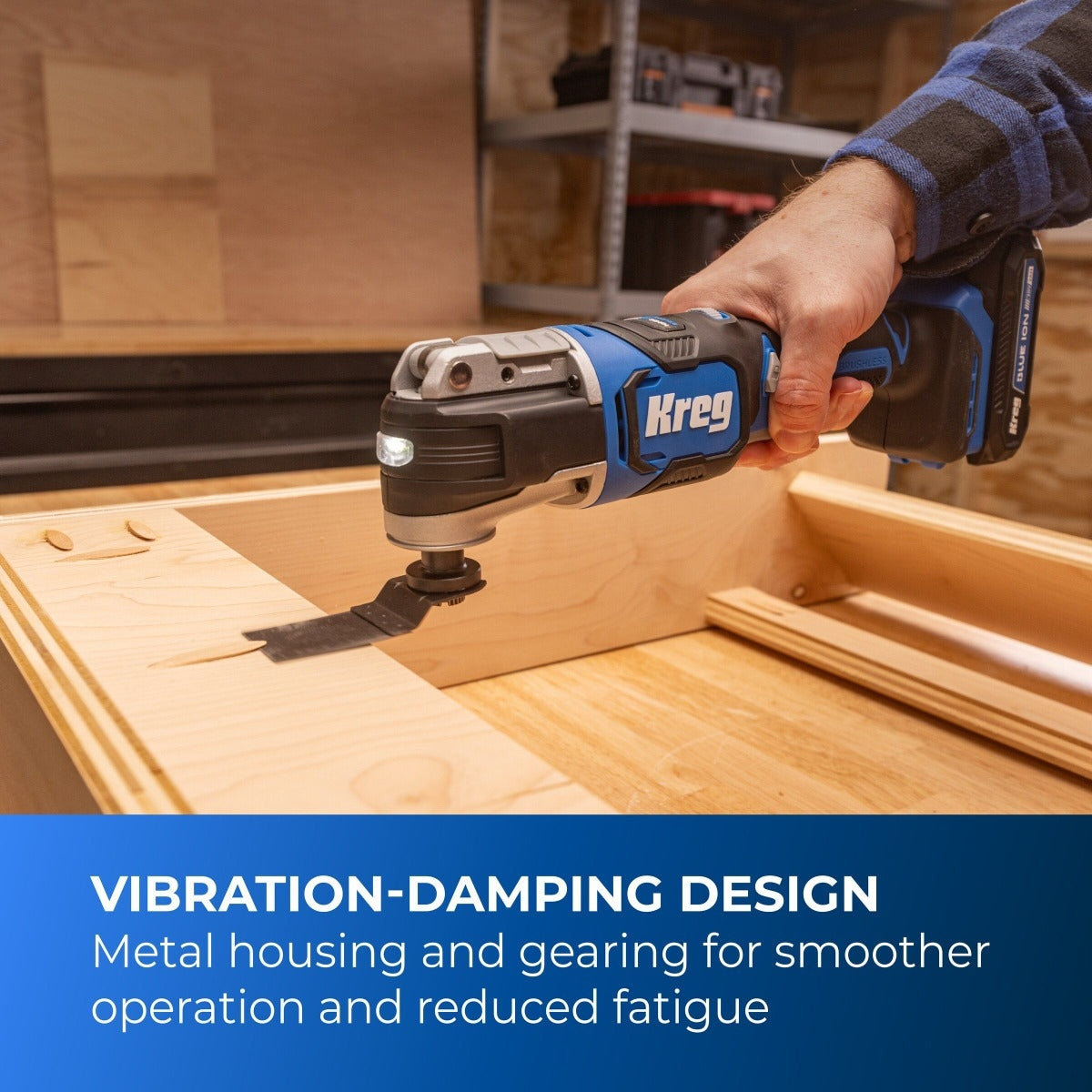 Kreg KPTMT100A 20V Ionic Drive Oscillating Multi-Tool, Tool Only