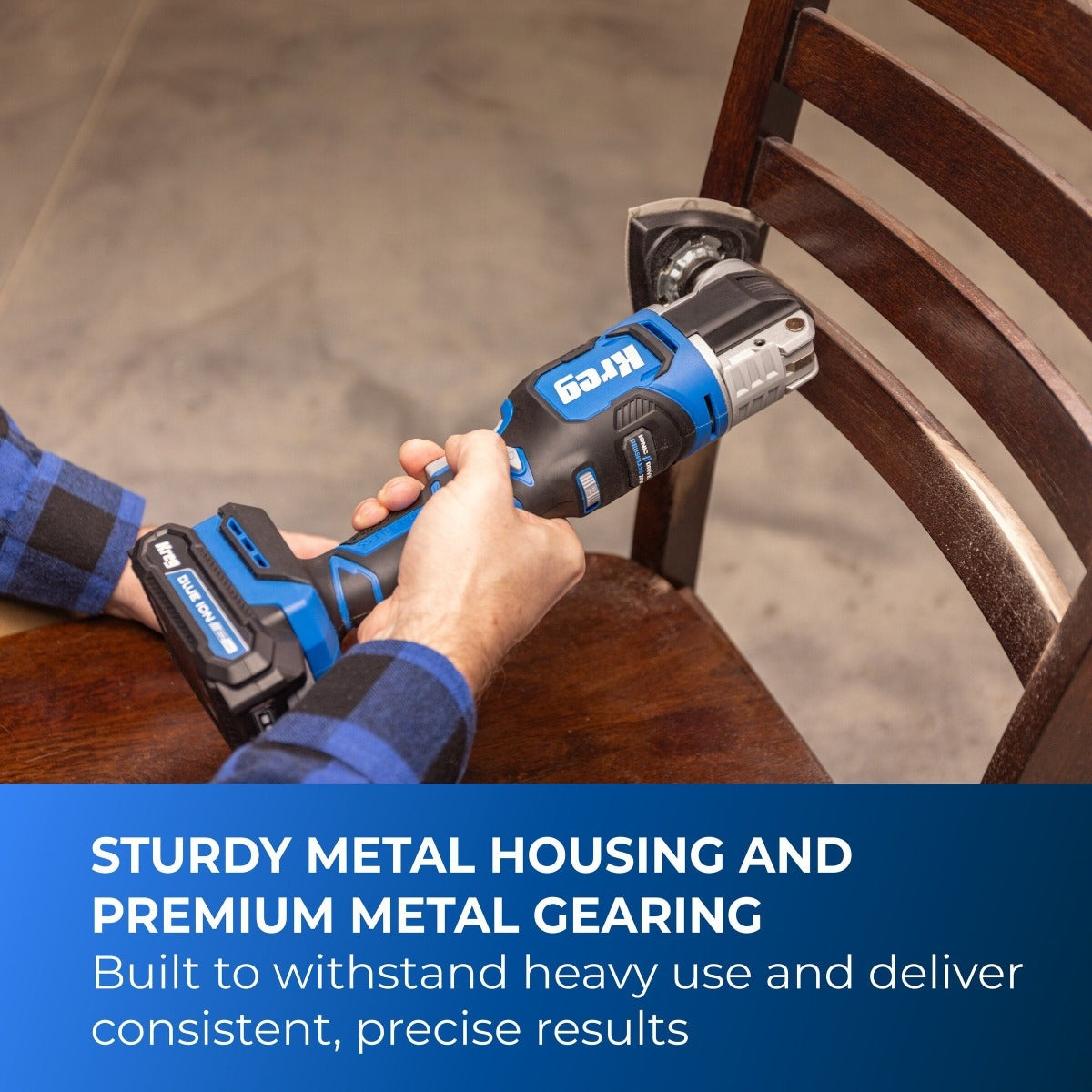 Kreg KPTMT100A 20V Ionic Drive Oscillating Multi-Tool, Tool Only