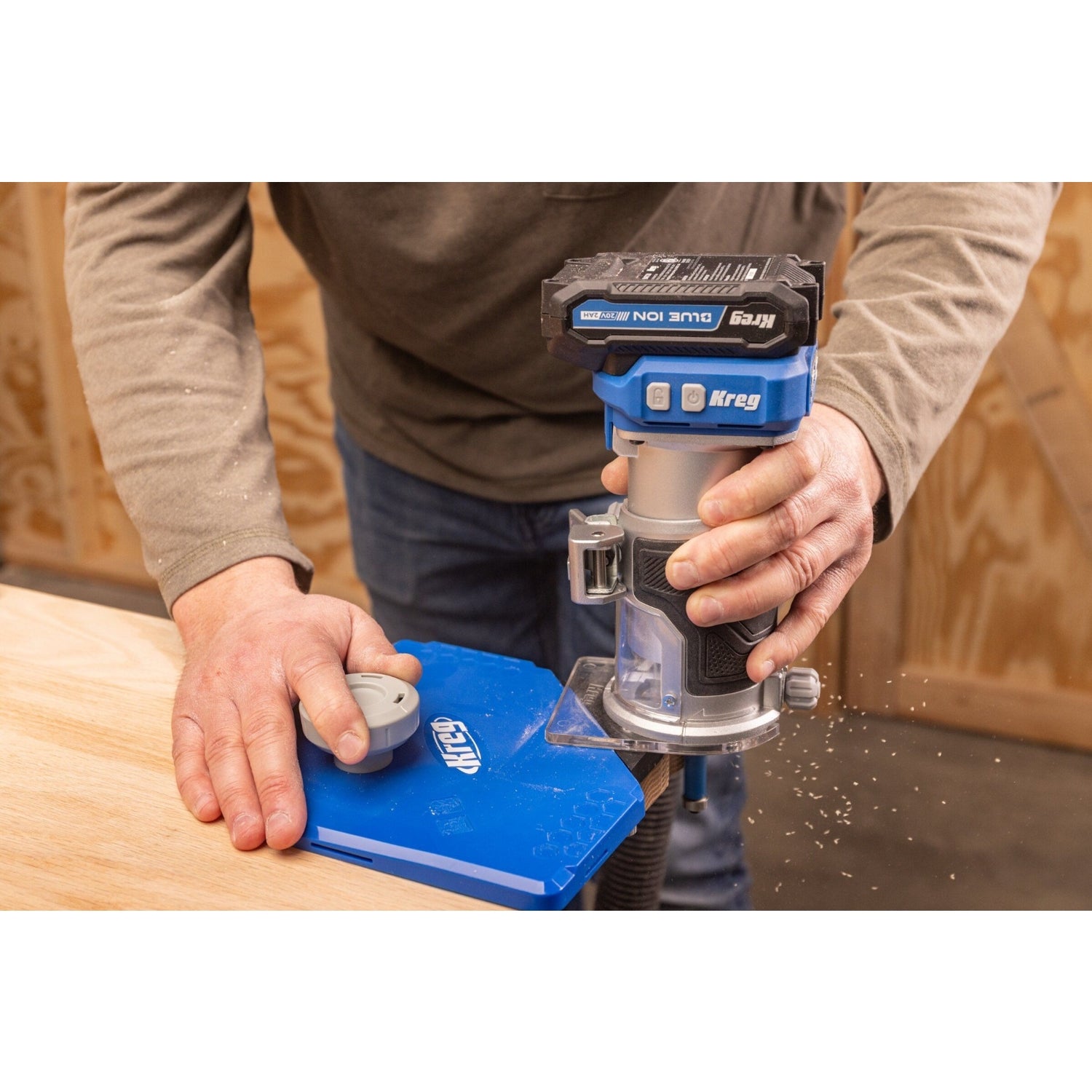 Kreg KPTRT025A 20V Ionic Drive Cordless 1/4-in Trim Router, Tool Only