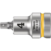 Wera 8740 B Hf Zyklop Bit Socket With Holding Function, 3/8-in. Drive, 4x35-mm.