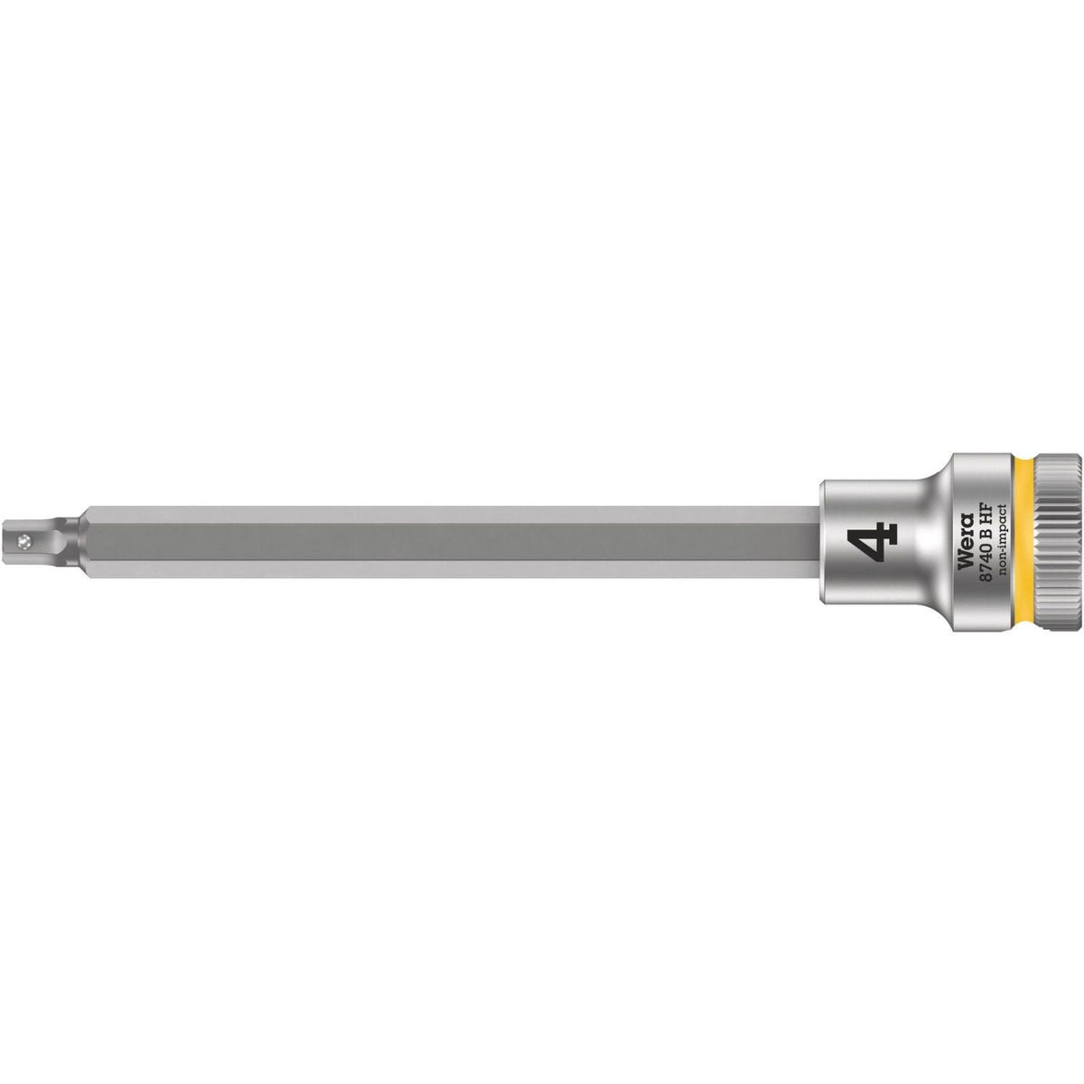 Wera 8740 B Hf Zyklop Bit Socket With Holding Function, 3/8-in. Drive, 4x107-mm.