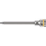 Wera 8740 B Hf Zyklop Bit Socket With Holding Function, 3/8-in. Drive, 4x107-mm.