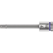 Wera 8740 B Hf Zyklop Bit Socket With Holding Function, 3/8-in. Drive, 7x100-mm.