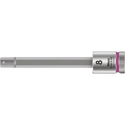 Wera 8740 B Hf Zyklop Bit Socket With Holding Function, 3/8-in. Drive, 8x100-mm.