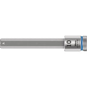 Wera 8740 B Hf Zyklop Bit Socket With Holding Function, 3/8-in. Drive, 10x100-mm.