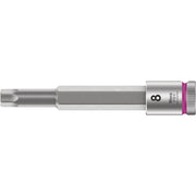 Wera 8740 B Zyklop Bit Socket With 3/8-in. Drive, With Extra Slim Profile Area, 8x100-mm.