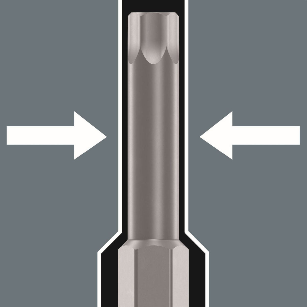 Wera 8740 B Zyklop Bit Socket With 3/8-in. Drive, With Extra Slim Profile Area, 8x100-mm.