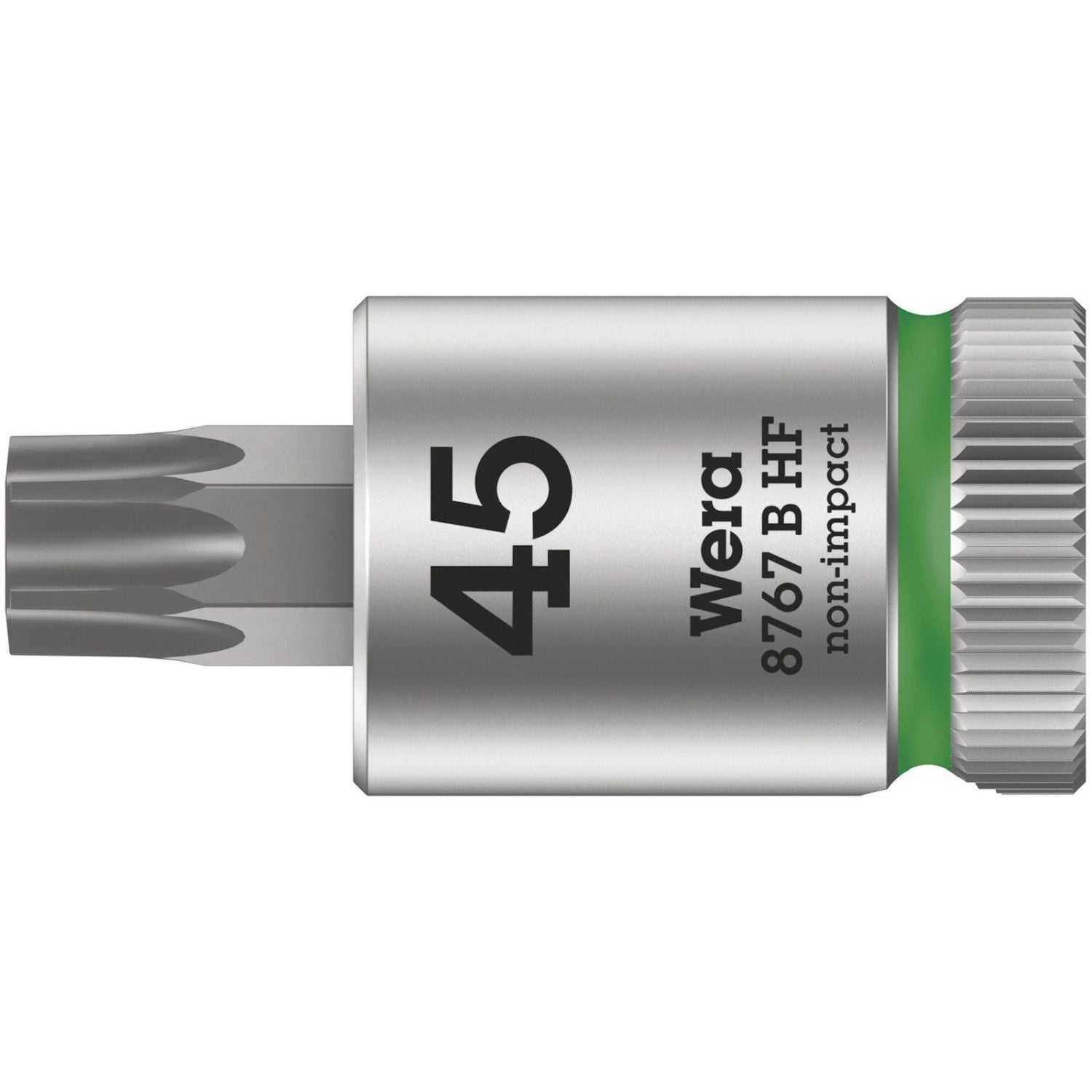 Wera 8767 B Hf Torx Zyklop Bit Socket With Holding Function, 3/8-in. Drive, Torx 45x100-mm.