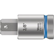 Wera 8740 B Hf Zyklop Bit Socket With Holding Function, 3/8-in. Drive, 3/8-in.x38.5-mm.