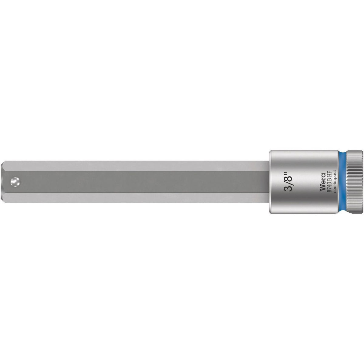 Wera 8740 B Hf Zyklop Bit Socket With Holding Function, 3/8-in. Drive, 3/8-in.x100-mm.