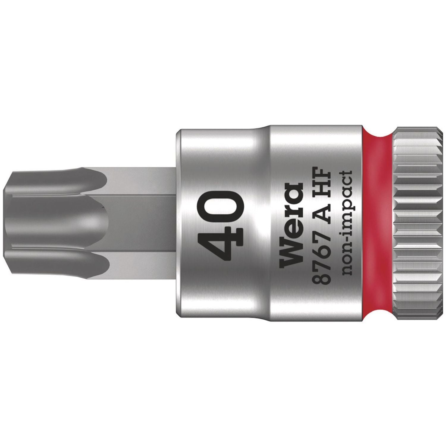 Wera 8767 A Hf Torx Zyklop Bit Socket With Holding Function, 1/4-in. Drive, Torx 8x28-mm.