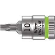 Wera 8767 A Hf Torx Zyklop Bit Socket With Holding Function, 1/4-in. Drive, Torx 10x28-mm.