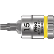 Wera 8767 A Hf Torx Zyklop Bit Socket With Holding Function, 1/4-in. Drive, Torx 15x28-mm.