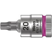 Wera 8767 A Hf Torx Zyklop Bit Socket With Holding Function, 1/4-in. Drive, Torx 20x28-mm.