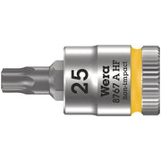 Wera 8767 A Hf Torx Zyklop Bit Socket With Holding Function, 1/4-in. Drive, Torx 25x28-mm.