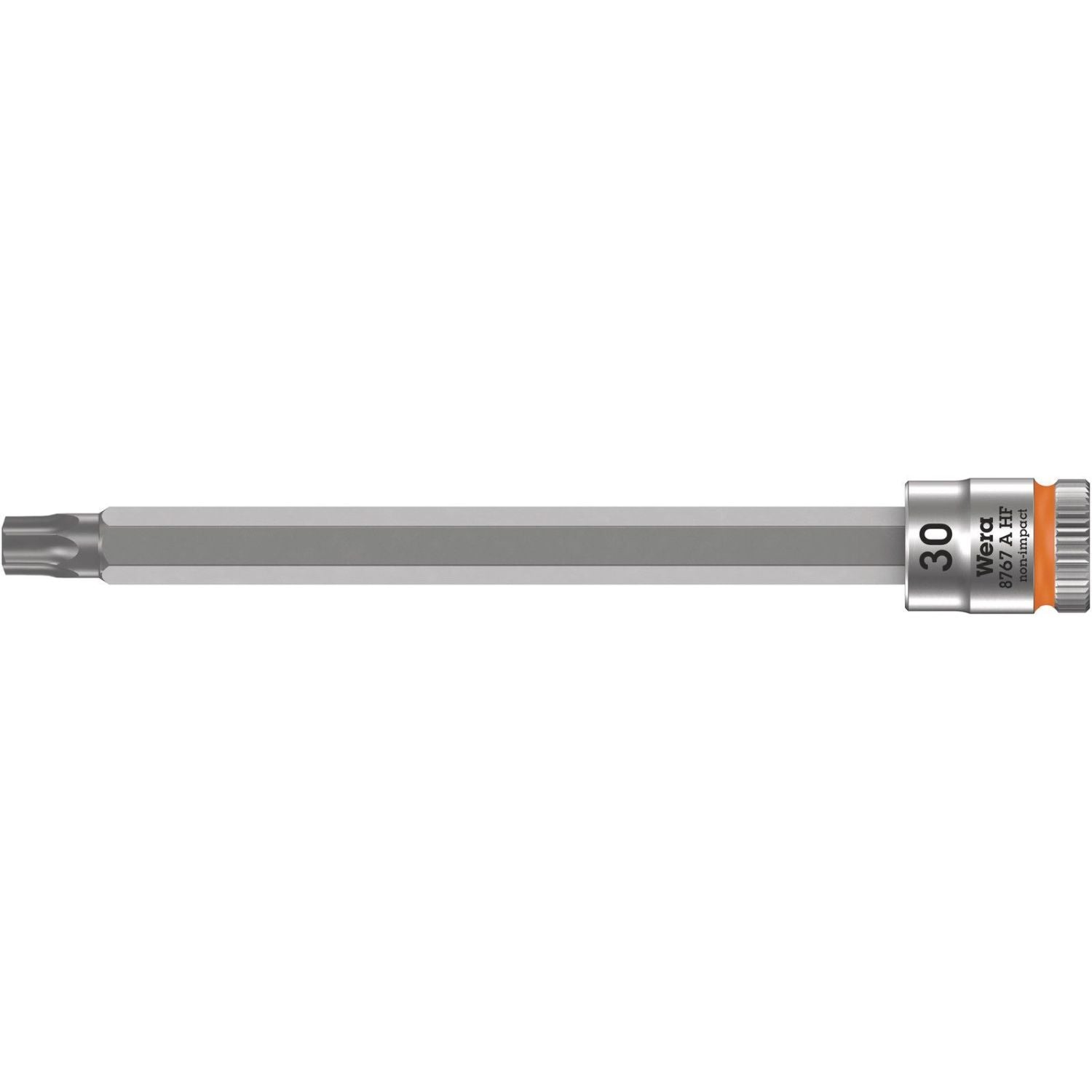 Wera 8767 A Hf Torx Zyklop Bit Socket With Holding Function, 1/4-in. Drive, Torx 30x100-mm.