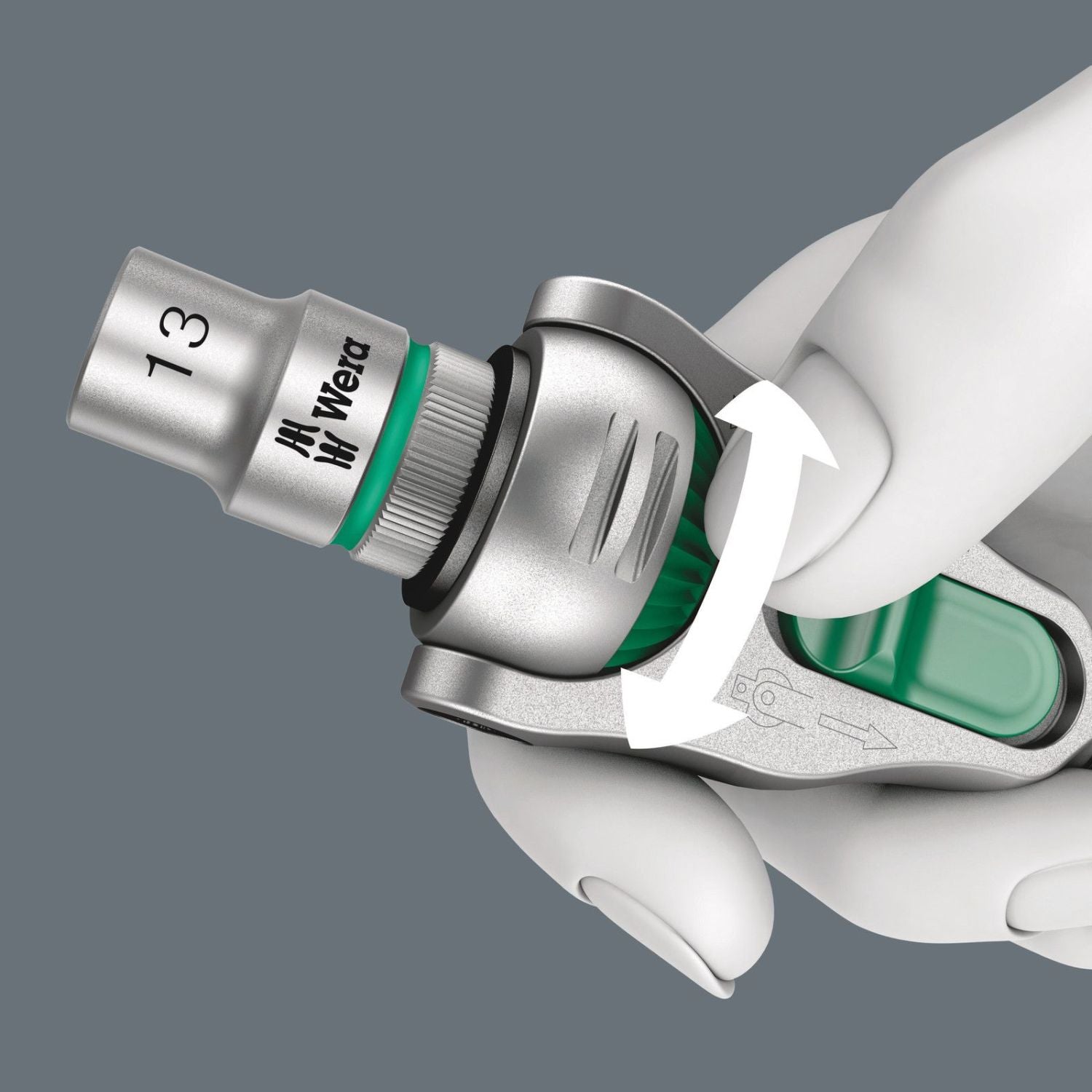 Wera 8000 A Zyklop Speed Ratchet With 1/4-in. Drive, 1/4-in.x152-mm.