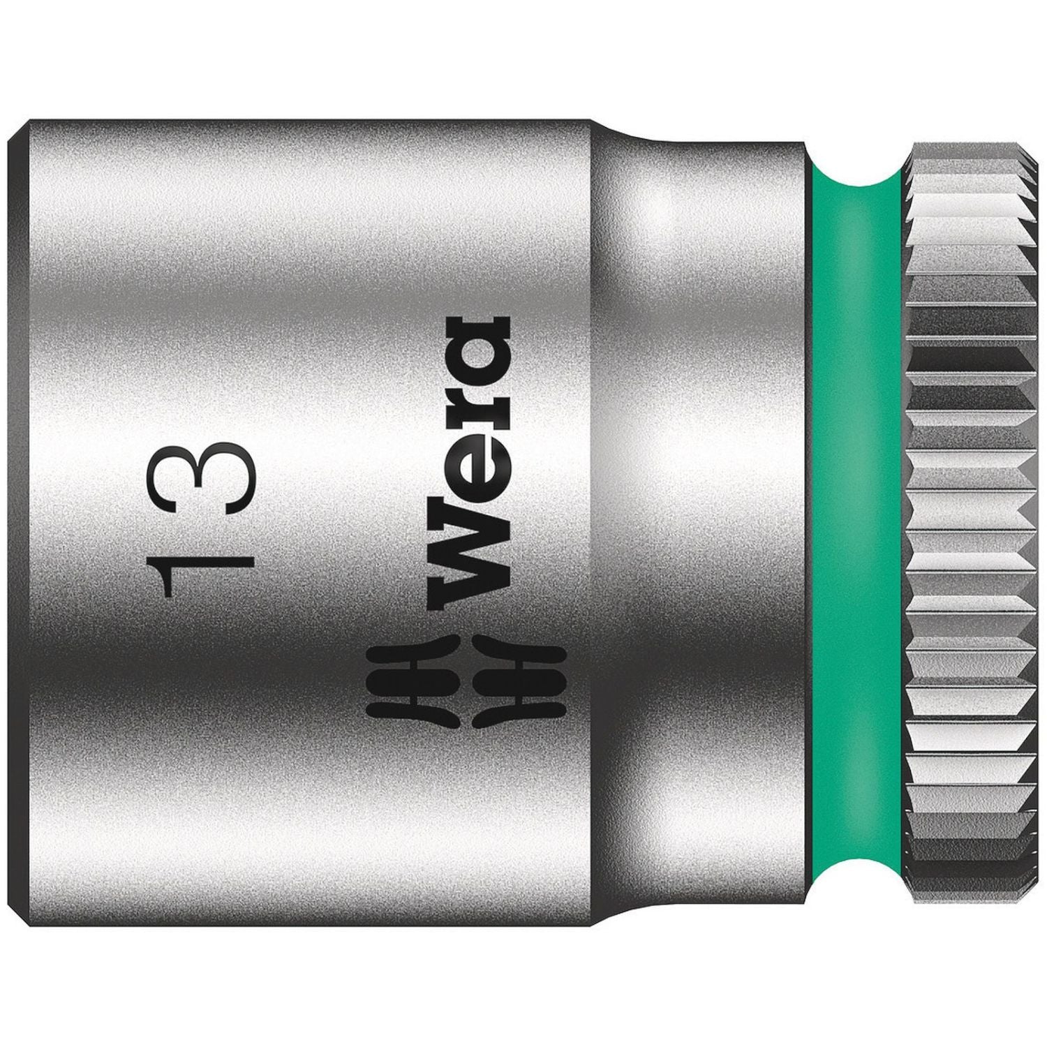 Wera 8790 Hma Zyklop 1/4-in. Socket, 13x23-mm.