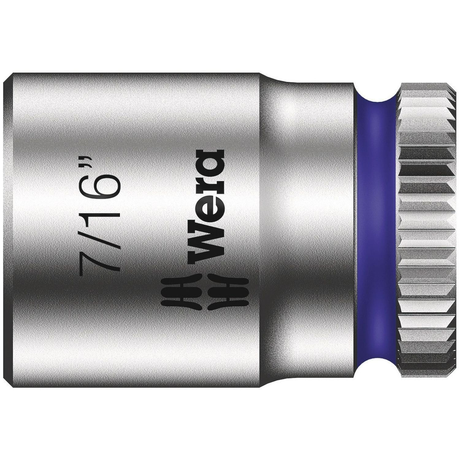 Wera 8790 Hma Zyklop 1/4-in. Socket, 7/16-in.x23-mm.