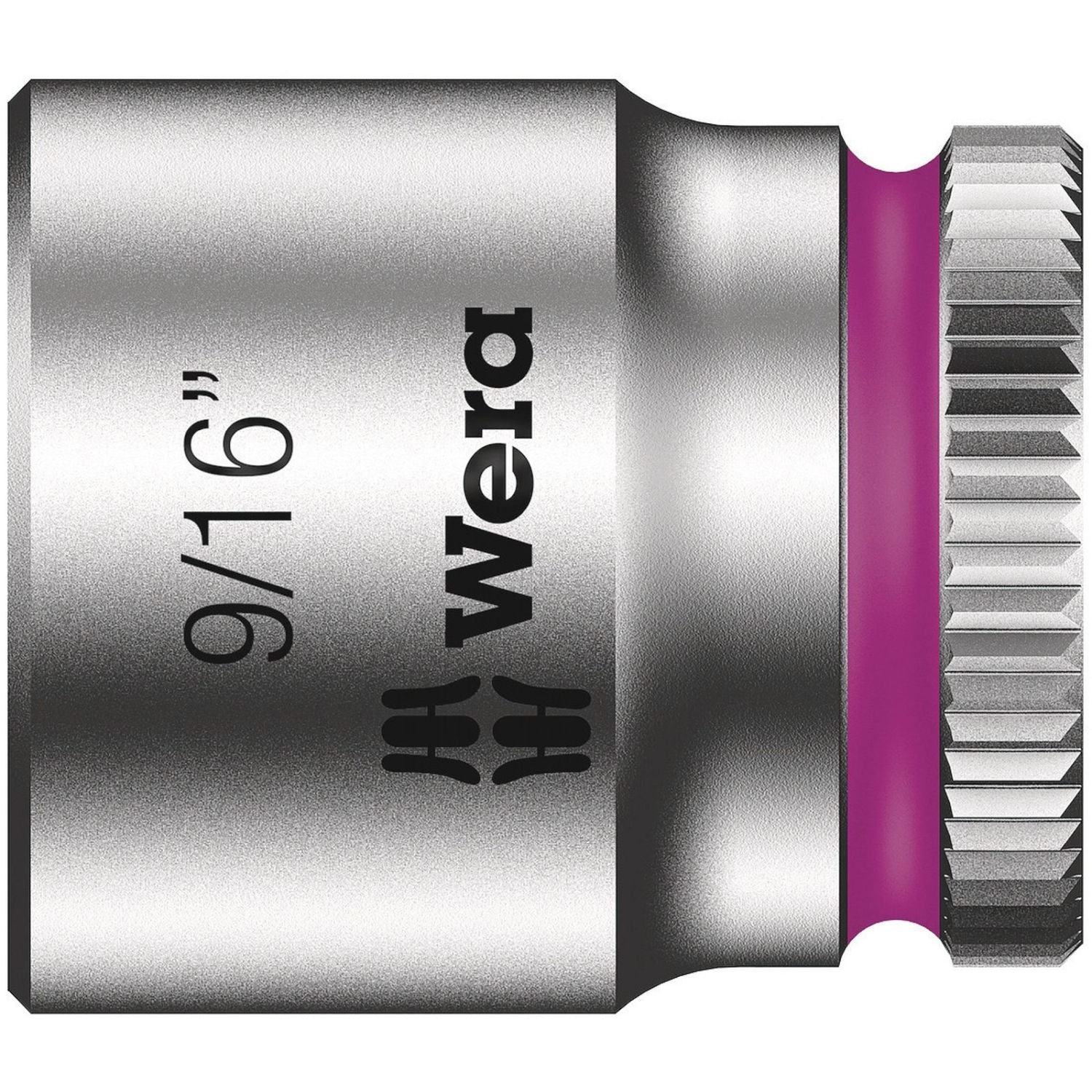 Wera 8790 Hma Zyklop 1/4-in. Socket, 9/16-in.x23-mm.