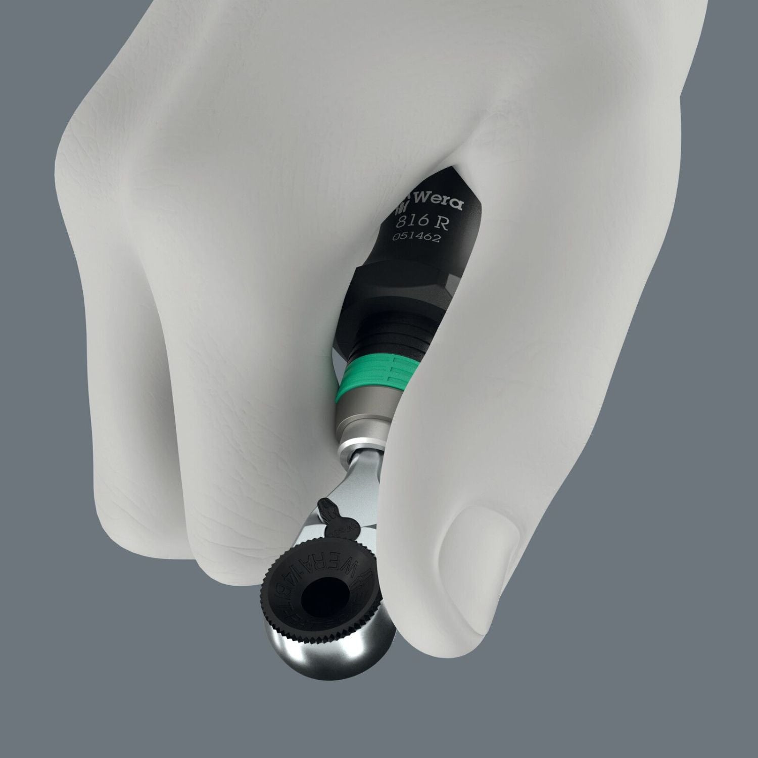 Wera 8011 Zyklop Mini 4 Bit Ratchet, 1/4-in., 1/4-in.x50-mm
