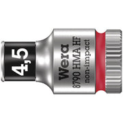 Wera 8790 Hma Hf Zyklop Socket With 1/4-in. Drive With Holding Function, 4.5x23-mm.