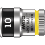 Wera 8790 Hma Hf Zyklop Socket With 1/4-in. Drive With Holding Function, 10x23-mm.