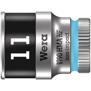 Wera 8790 Hma Hf Zyklop Socket With 1/4-in. Drive With Holding Function, 11x23-mm.