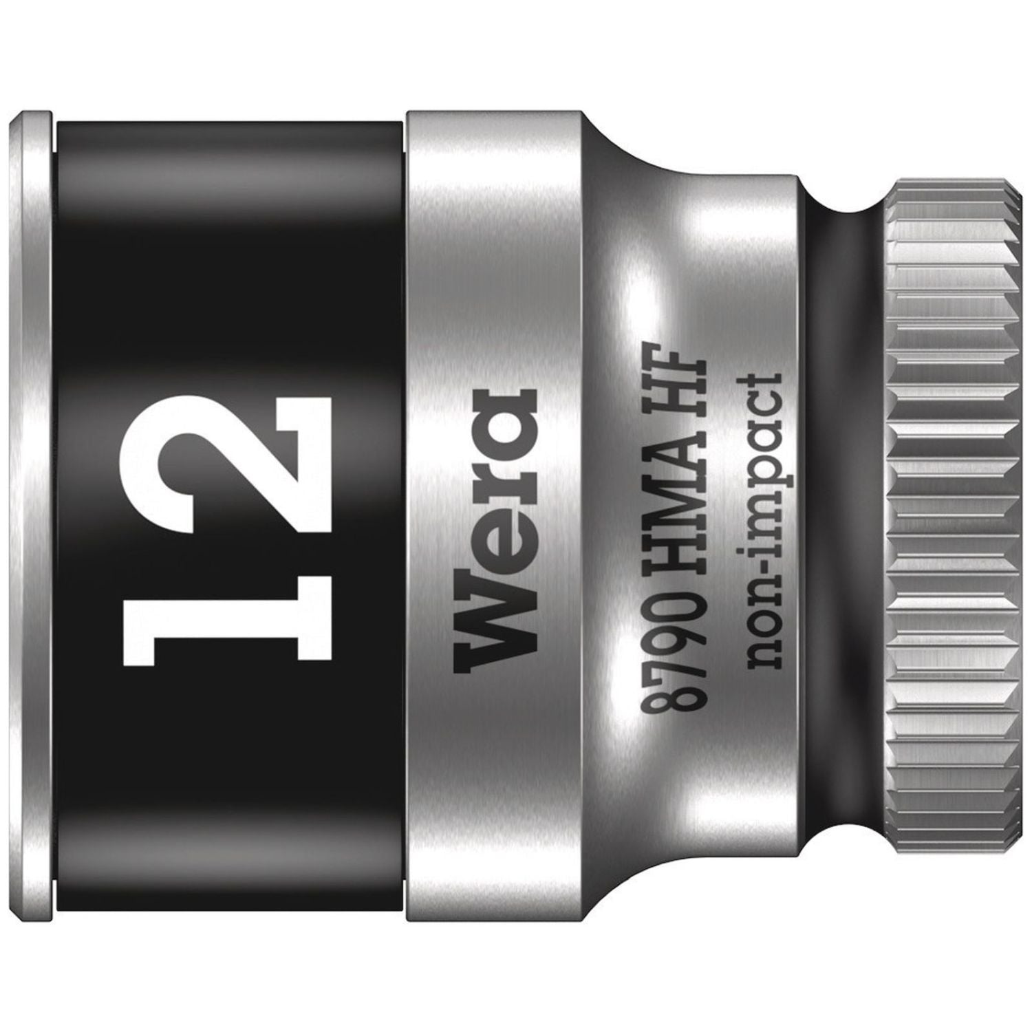 Wera 8790 Hma Hf Zyklop Socket With 1/4-in. Drive With Holding Function, 12x23-mm.