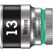 Wera 8790 Hma Hf Zyklop Socket With 1/4-in. Drive With Holding Function, 13x23-mm.