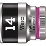 Wera 8790 Hma Hf Zyklop Socket With 1/4-in. Drive With Holding Function, 14x23-mm.