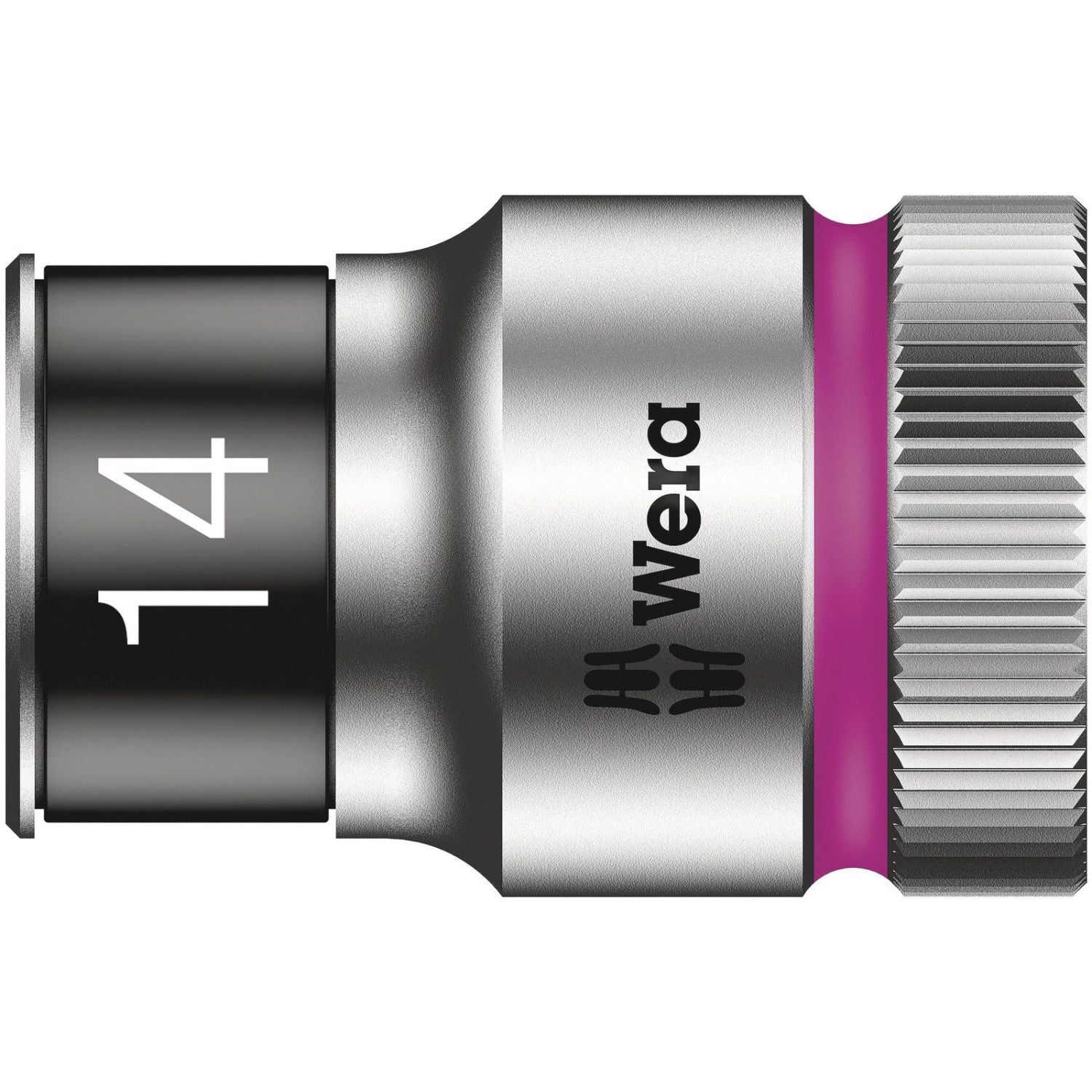 Wera 8790 Hmc Hf Zyklop Socket With 1/2-in. Drive With Holding Function, 14x37-mm.