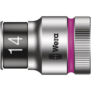 Wera 8790 Hmc Hf Zyklop Socket With 1/2-in. Drive With Holding Function, 14x37-mm.