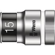 Wera 8790 Hmc Hf Zyklop Socket With 1/2-in. Drive With Holding Function, 15x37-mm.