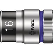 Wera 8790 Hmc Hf Zyklop Socket With 1/2-in. Drive With Holding Function, 16x37-mm.