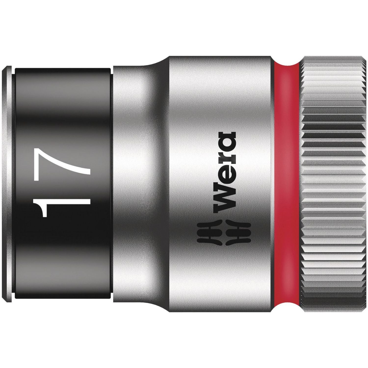 Wera 8790 Hmc Hf Zyklop Socket With 1/2-in. Drive With Holding Function, 17x37-mm.